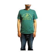 일본발송 Pherrows (페로우즈) T-Shirt WOLVERINES Memphis Cotton 21S-PTJ7Green