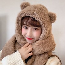 곰돌이바라클라바 귀달린 에스키모 장수 군밤 모자