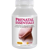 임산부종합비타민 출산후 산후영양제 멀티비타민 Andrew Lessman Prenatal Essentials 60 캡슐 민감한 에 부드러운 한 태 비타민 염료 . 전 중 후에 필요한, 360 카운트(1팩)