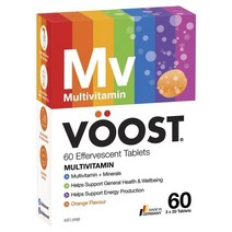 뉴질랜드 직구 부스트 Multivitamin 종합비타민 Effervescent 아연 60테블릿 1팩, 수량, 상세참조