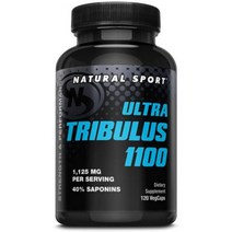 네츄럴스포츠 트리뷸러스 1100 1125mg 베지테리안 캡슐, 120개입, 1개, 120정