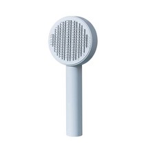 Iiipet 장모 반려동물용 죽은털 제거 콤 브러쉬, 1개, 라이트 블루