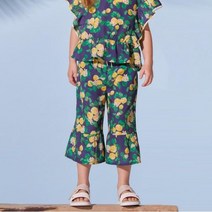 헤지스 키즈 21SS 썸머 비치 와이드 팬츠 HRM14PC57M YE