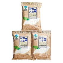 산과들 건식 찹쌀가루 혼합 (4종선택 옥수수전분 소맥분 포함), 3개, 찹쌀가루혼합A+(옥수수전분45% 함유)1kg
