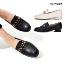 무크 무크 여화 엠마 체인 장식 로퍼 2 colors