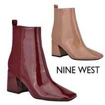 나인웨스트 앵클부츠 그리핀 블럭힐 부티