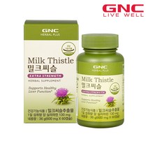 [GNC] 밀크씨슬 (60캡슐) 1개월분_56614, 1병