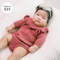야나 [DIY패키지][니팅 포 올리브] 메리노 러플 롬퍼 & 드레스(+인쇄도안) 니팅포올리브 아기옷뜨기 유아옷만들기 대바늘뜨개 diy키트 대바늘 뜨개질, 메리노 6볼, 더스티 그린