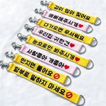 네임포네임 강아지 자수 펫티켓 중간 리드줄 10L119, 겁이많아짖어요(분홍)/D.큰소형