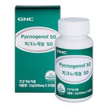 GNC 피크노제놀 50, 30캡슐, 5개, 30정