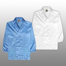 ESD 방진복 - 사파리 / Y카라/제전복/무진복/크린룸 작업복