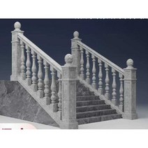 현장 타설 거푸집 난간 기둥 로마 금형 실내 계단, 미터당 5개(박형)