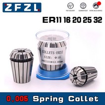 고정밀 스프링 콜릿 ER11 ER16 ER20 ER25 ER32 AA 1 개 0005mm 적합한 조각기 스핀들 CNC 머시닝 센터, CHINA, ER25-8mm