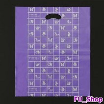 ForU826 일회용 봉지 두꺼운 마트 소형 비닐 봉투 인쇄 100매 배달봉투, 상세페이지 참조