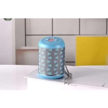 패브릭 블루투스 스피커 야외 라이딩 휴대용 방수 토트 카드 받침 아이디어, 트라이앵글 블루