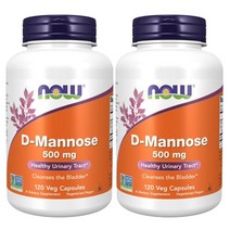디마노스 D마노스 500mg 120정 2개세트 나우푸드, 1개, 120캡슐 x 2개