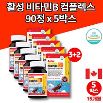 캐나다 비타민 b100 b3 b6 b군 복합제 코스트코 고용량 활성 액티브 비타민b 아르기닌 niacin pantothenic acid 엘 시스테인 티로신 글루타민, 5박스