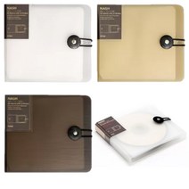 노트형 cd dvd케이스 블루레이 공cd보관함 미디어정리함, 노트 브라운