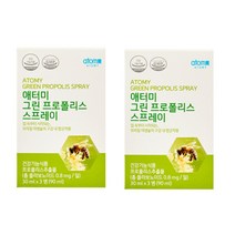애터미 그린 프로폴리스 스프레이 구강 향균 에터미 아토미 건강기능식품 식약처 인증 인정 프리폴리스 폴리폴리스 프라폴리스 영양제, 30ml, 6개입