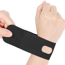 긱보드 플렉시블 슬림 손목 보호대, 2P(블랙)