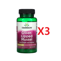 스완슨 뉴질랜드 초록홍합 초록입홍합 500mg 60캡슐 3개