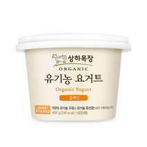 상하목장 유기농 요거트 플레인 400g 6개_냉장, 6개