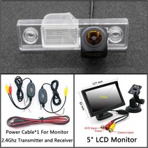 룸미러후방카메라 자동차용 모니터 후방카메라 Chevy Chevrolet Captiva 1280-720 AVEO T250 Cruze Sedan Orlando Spark Epica L, [10] C Wireless 5inch LCD