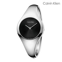 [캘빈클라인_시계] CK 베어 블랙 다이얼 스몰 뱅글 메탈 시계 K7G2S111