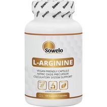 SOWELO 아르기닌 450mg 120정 베지정제, 1통, 130g