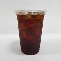 커피바바 92파이 16온스 아이스컵 + 평뚜껑 세트, 1세트, 100개입