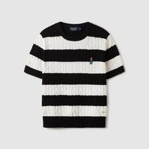[NC수원터미널점] 후아유 STEVE STRIPE CABLE SWEATER / WHKAE2413F