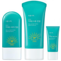 식물나라 산소수가벼운수분선젤로션 60ml + 60ml +15ml, 1개 구매