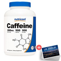 뉴트리코스트 카페인 200mg 500정 +포스트 카드 세트