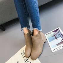 첼시 여성 여자워커 부티 힐 앵클부츠 MK619