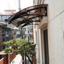 650 X 5300 조립식캐노픽스 브라켓 주택비가림막 배란다차양 어닝 주차장 지붕재 처마넥산 렉산시공, 그린, 그레이, 블랙