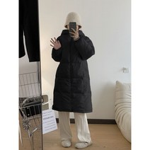 여성 롱 경량 패딩 다운 간절기 얇은 자켓 아우터 라이트