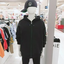 [소이주니어] 논현점 21년 겨울신상 ** *빠른 배송 늘 ** 가을부터 겨울까지 ~~ 남녀공용 유니픽 양기모 후드 집업 점퍼 블랙 컬러