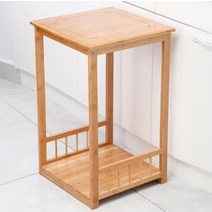 원목장 폭좁은수납장 미니틈새수납장 침대틈새장 사이드테이블 미용실티테이블, 2단원색:38.5x38.5x63