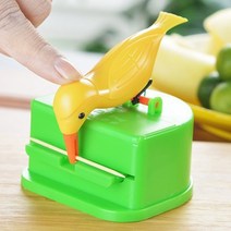 반 자동 오리 이쑤시개 디스펜서 식당 고기집 요지 통