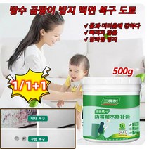 방수 곰팡이 방지 벽면 복구 도료 물과 더러움에 강하다 셀프페인트 곰팡이 방지 항균건강한 생활 환경 만든다, 500g*3, 1개