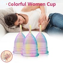 생리컵 생리컵추천 위생생리컵 실리콘 컵 실리콘 생리 컵 재사용 가능한 질 컵 질 기간 건강 밴드 링 생리 실리콘 컵 건강, 조합 6, 사이즈