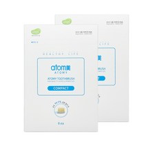 애터미 콤팩트 칫솔 (8개입)2set + KF94마스크 1매, 1개