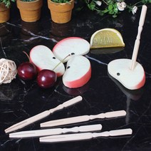 대나무꼬치 두발포크 10cm / 10 000개 과일꼬치, 상세페이지 참조