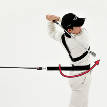 스윙 연습 골프체중이동 골프스윙밴드 드라이버연습기 골프연습기구 골프자세교정기, 1개