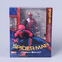 홈커밍 스파이더맨 스파이더 맨 pvc action figure collectible 국내 shf 히어로 리턴 핸드메이드 모델 장난감 인형 개학 시즌 영화 관절 이동 가능, 스파이더맨 히어로즈 리턴 (높이, 프리미엄 컬러 박스