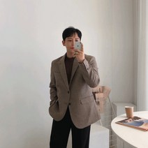 와이샵 / SA 소매 리얼 울 헤링본 자켓