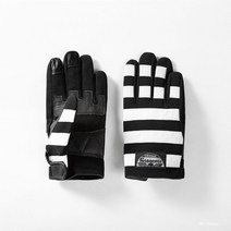 스타젠트 3M 리플렉티브 스트라이프 오토바이 장갑, S, 블랙화이트