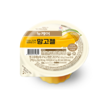 대상웰라이프 뉴케어 망고젤 100gx25개 맛있는 고단백 영양보충 환자 노인 단백질보충제 어린이간식, 영양간식(100g x 35개)
