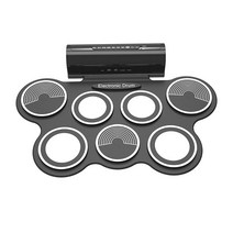 코닉스 손으로 말 수 있는 전자드럼 세트 블랙 + 화이트, W759