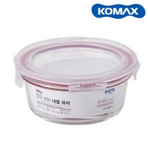 내열용기 냉동밥 보관 밀폐유리용기 원형 620ML 밀폐찬통
